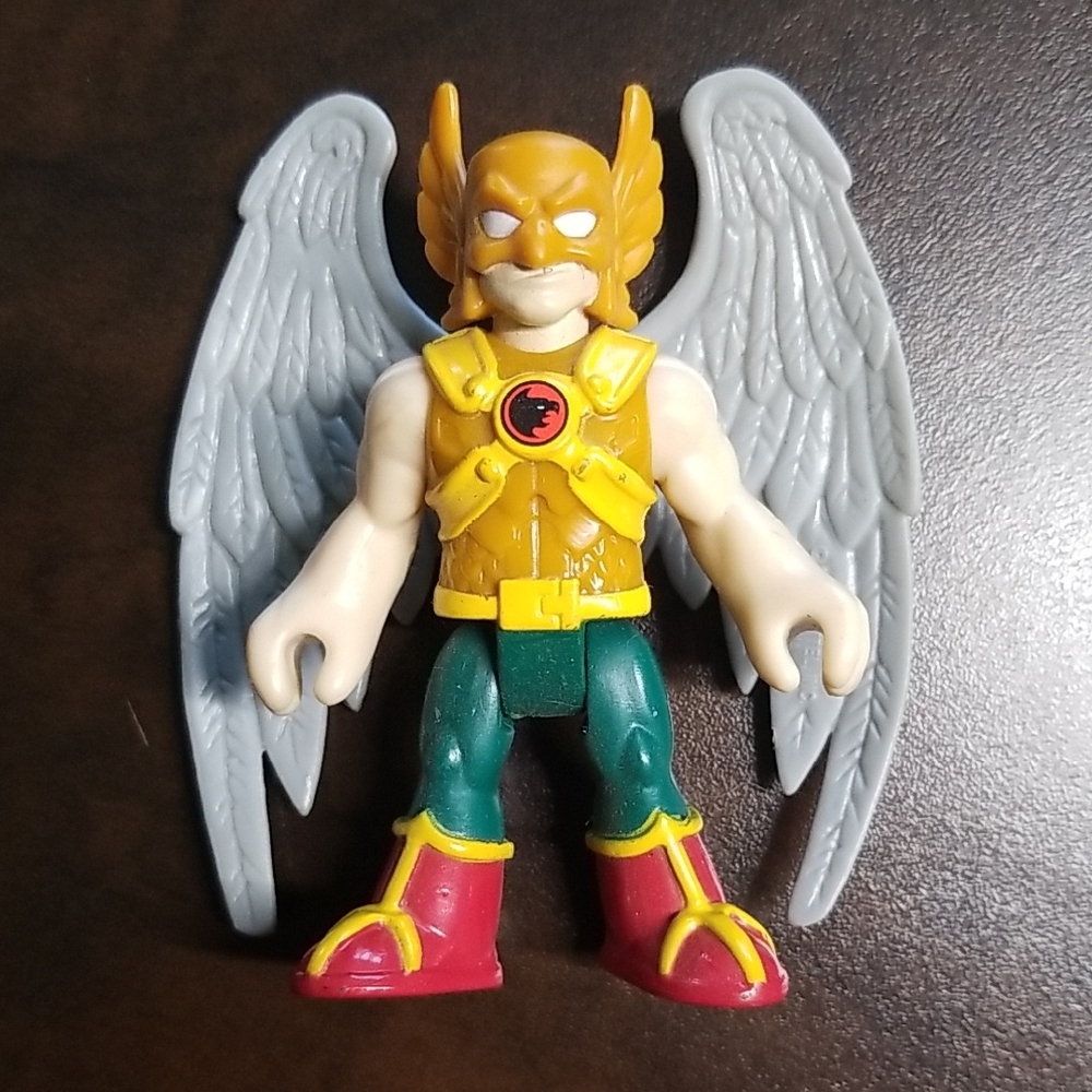 3" Fisher price DC Super Friends Hero World Hawkman Action Figure